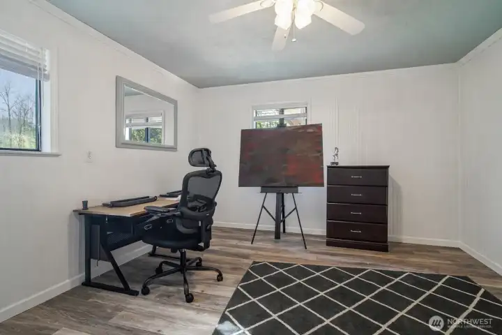 Another bedroom, used as office space