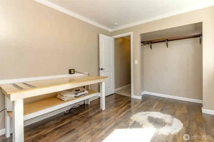 Technically a bonus room but being that there is a closet you could use it as a 4th bedroom