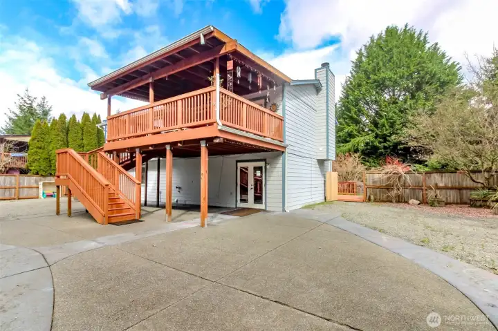 Plenty of covered area