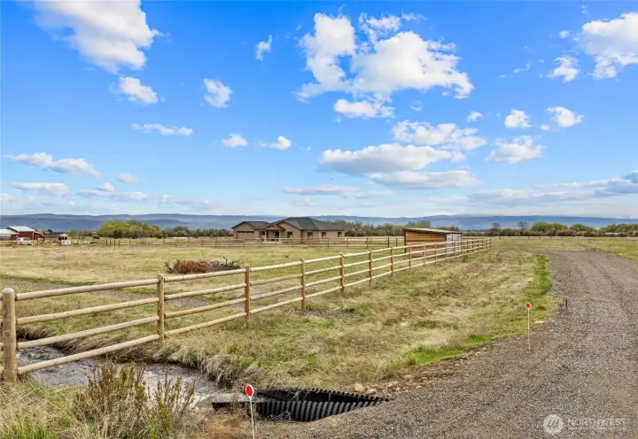 Entrance to property