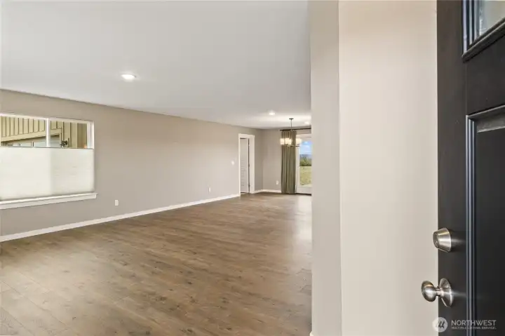 Spacious kitchen with plenty of storage