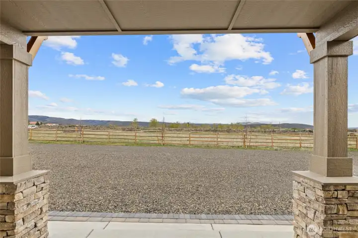 View from front door-