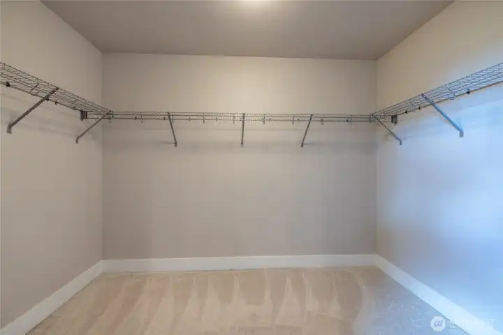 Huge primary closet