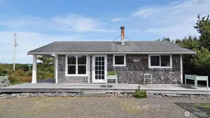 South-side of the home.