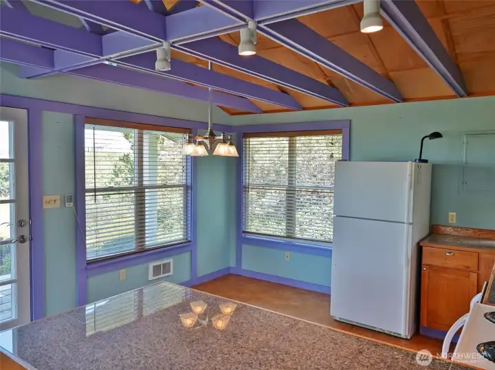 Kitchen and Dining Area.