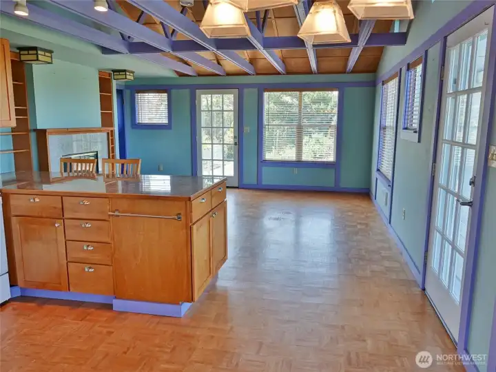 Dining and Kitchen Area.