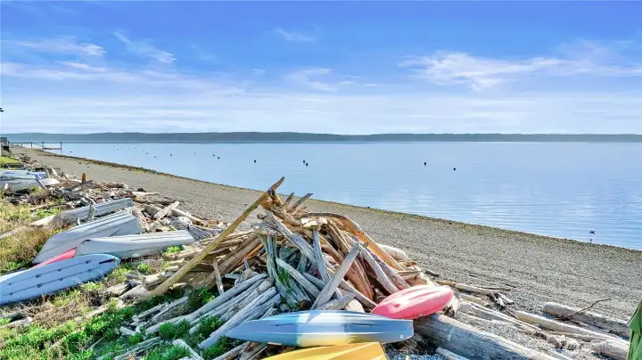 Private Madrona beach access-exclusively for homeowners.