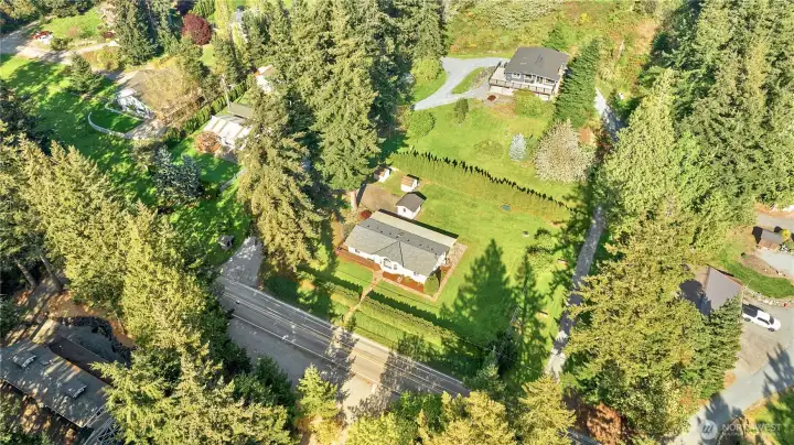 Enveloped by fresh air and serene natural surroundings.