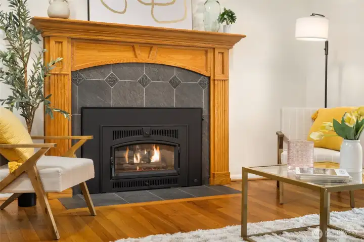Wood fire insert with a blower to keep you cozy Wood fire insert with a blower to keep you cozy