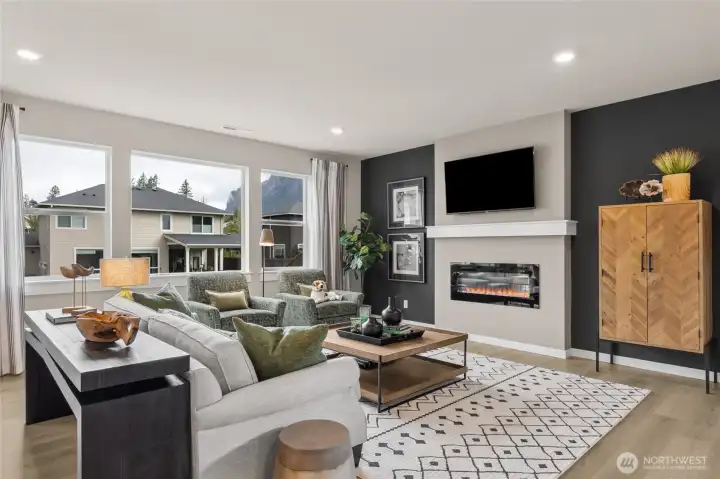 Photo rendering is representational. Actual home is under construction and finishes, elevation, and paint colors may vary. See site agent for details. Photo rendering is representational. Actual home is under construction and finishes, elevation, and paint colors may vary. See site agent for details.