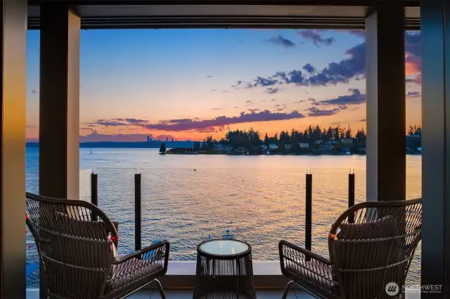 Round out that day while basking in the sunset views.