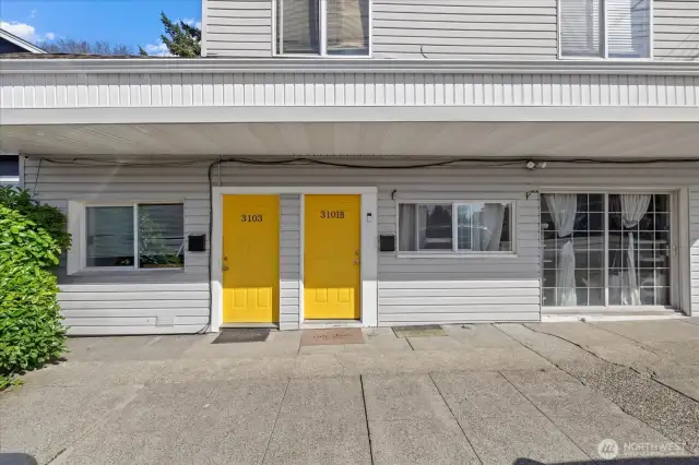 Unit 3101B (1BR + bonus room) and Unit 3103 (studio)