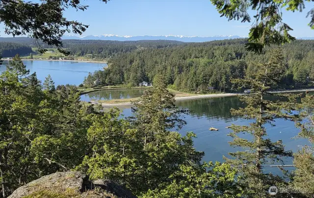 olympic view from deck