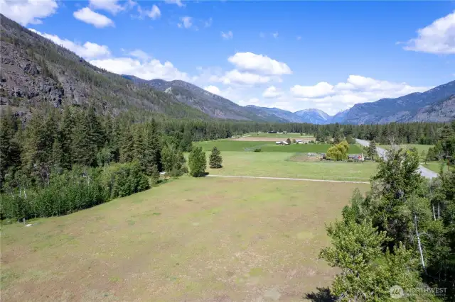Nearly 10 acres of diverse terrain with meadows, pines, firs, and aspens.