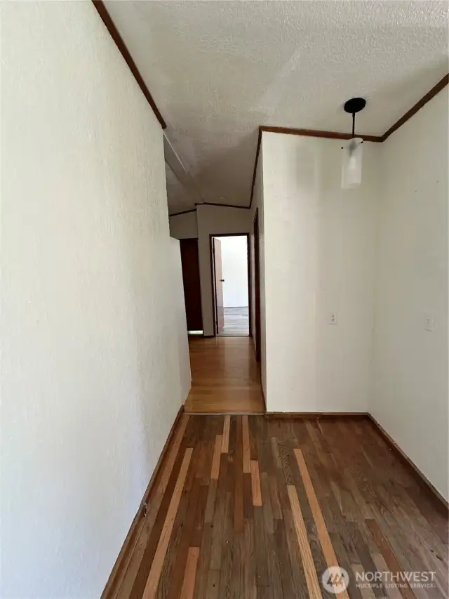 Nook off entry would be great for coats & shoes