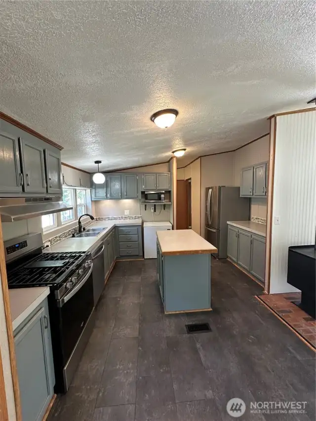 Kitchen with lots of storage
