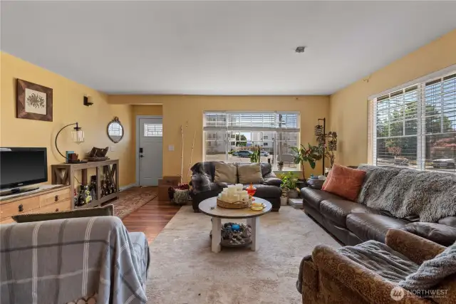 Front door and main living area.