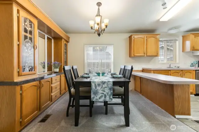 Built in china cabinet