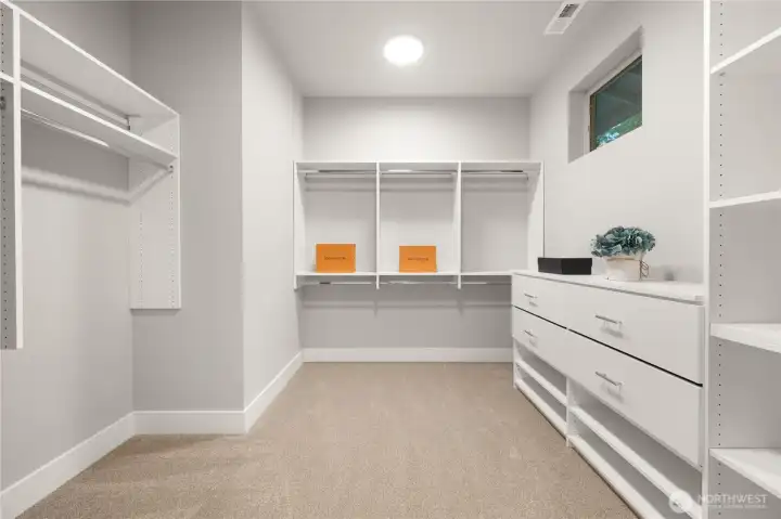 master walk-in closet