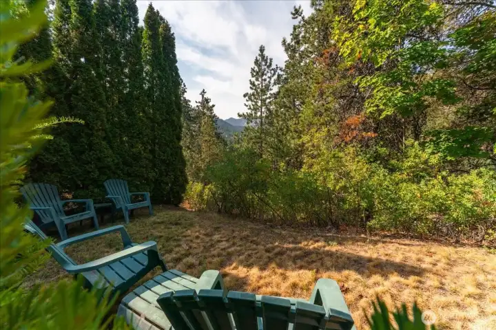 Outdoor sitting area