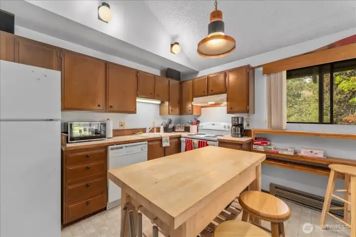 Open kitchen layout