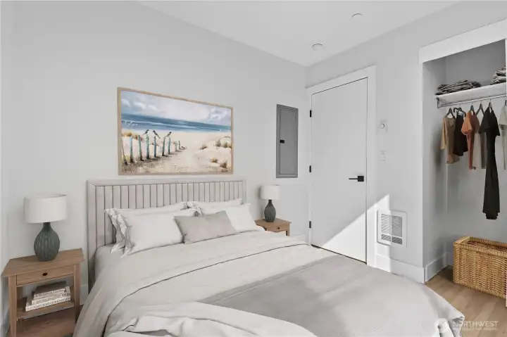 Upper Level Guest Bedroom *Photo has been virtually staged