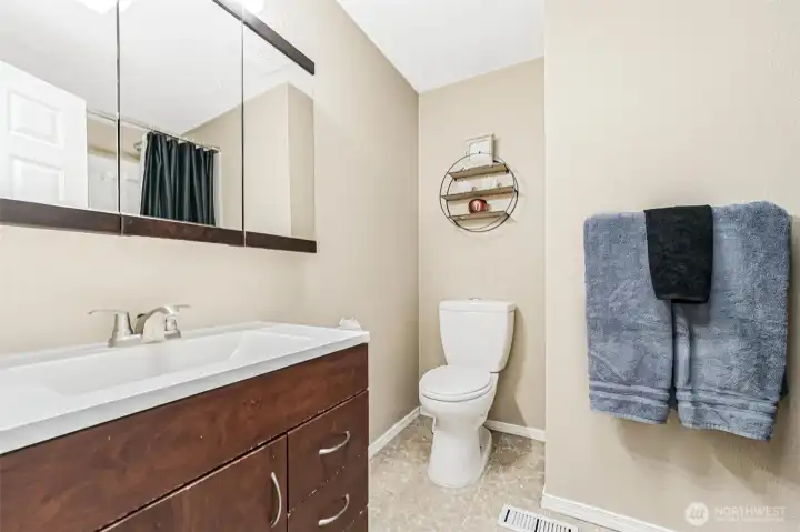 Main level main bath.