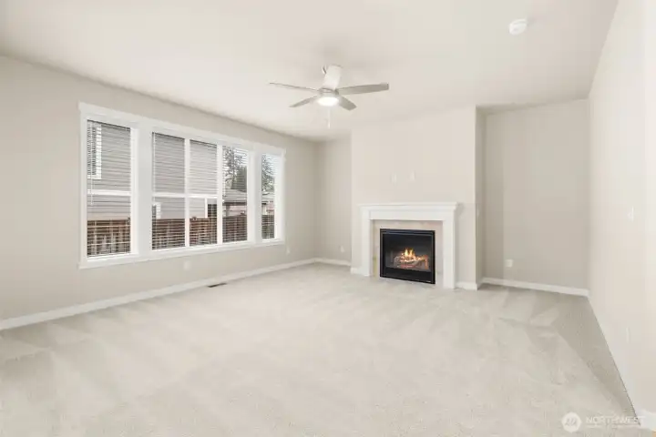 Living room with lots of natural light.