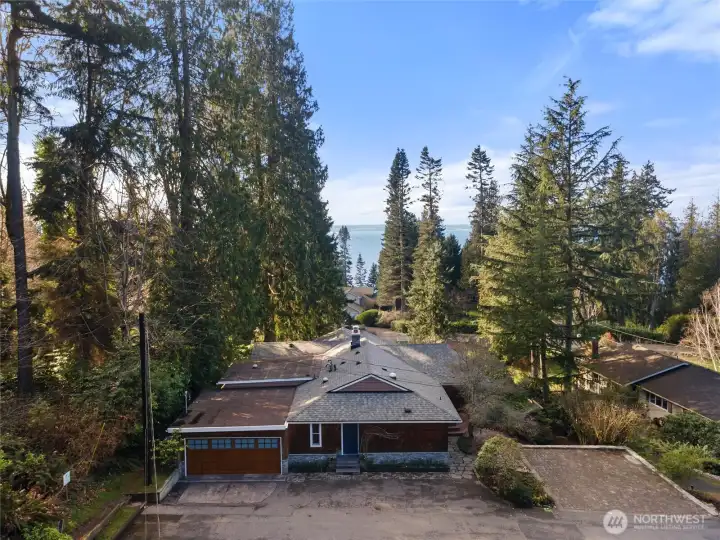 Hutt park to the left, just steps away from your home