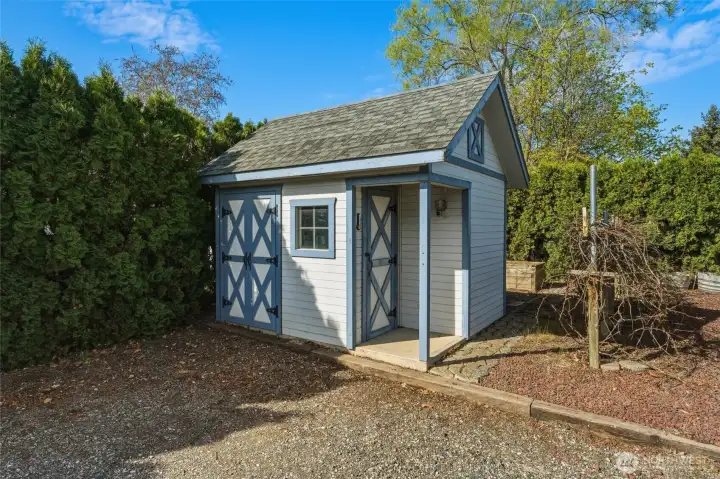 Garden Shed with Electrical