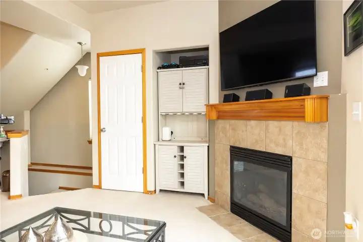 fireplace living room