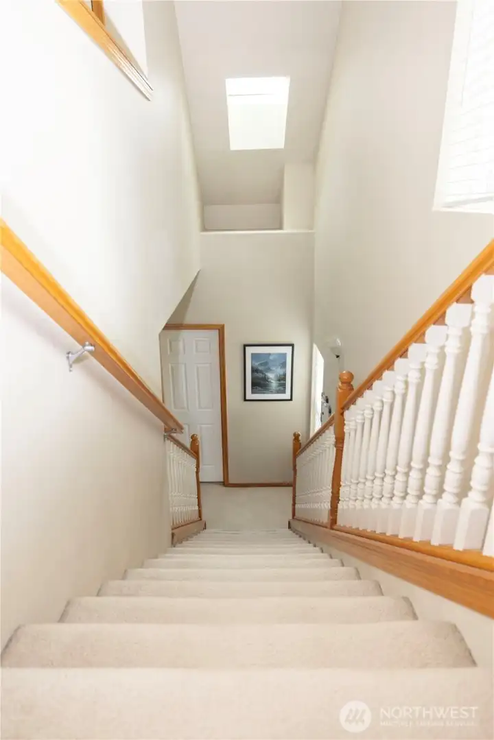 Stairs looking to lower level