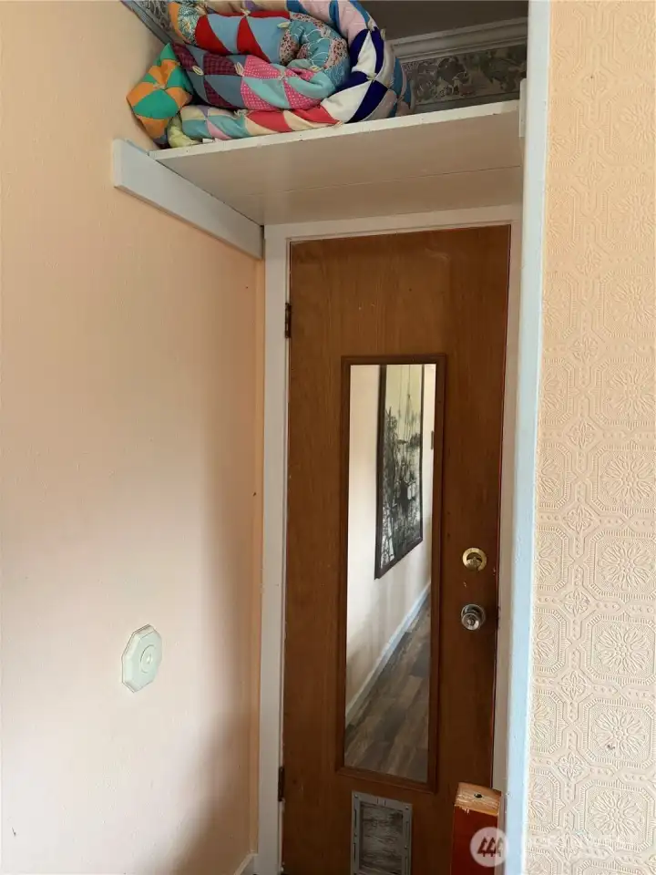 A surprise behind the door...