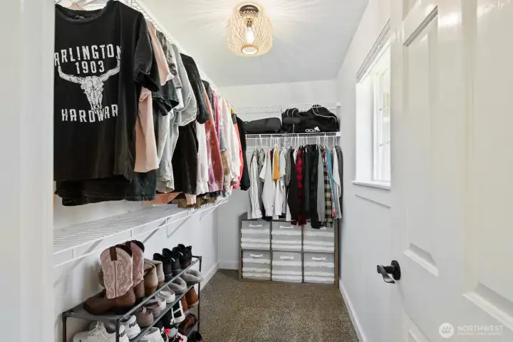 Primary bedroom closet