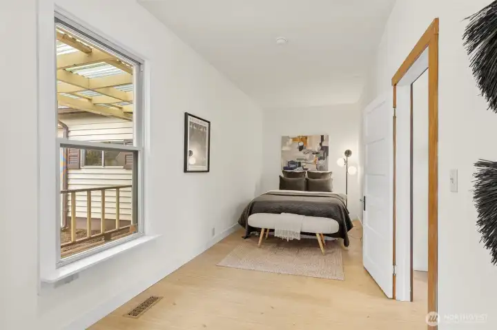 Bedroom off of dining room main level