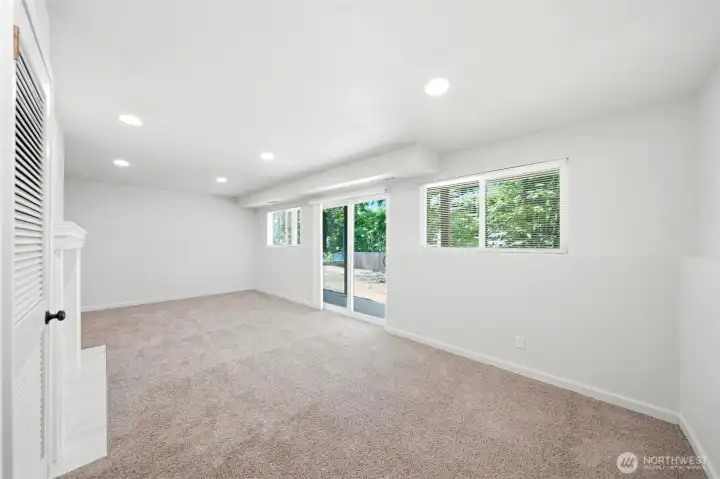 Downstairs family room