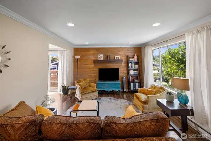 This front room greets you with tons of natural light.