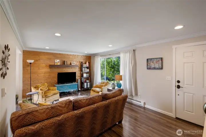 This accent wall is so versatile depending on your personal style.