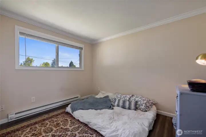 Thoughtful crown molding elevates the styling in this home.