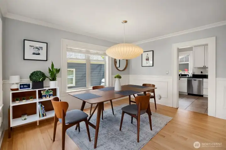 Open concept dining