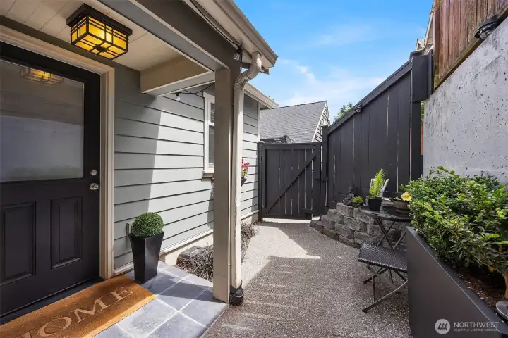 Back patio