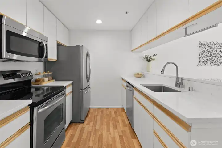 Kitchen with Stainless Steel Appliances