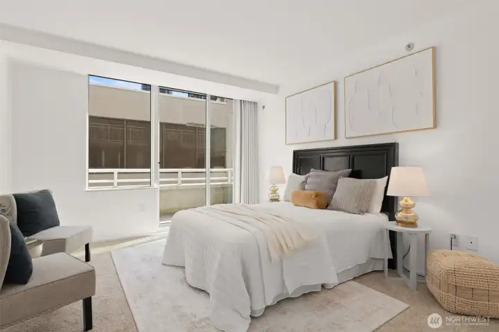 Bedroom with 2nd Patio