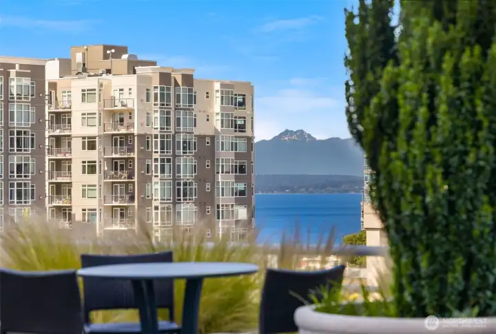 Outdoor Terrace With Water Views