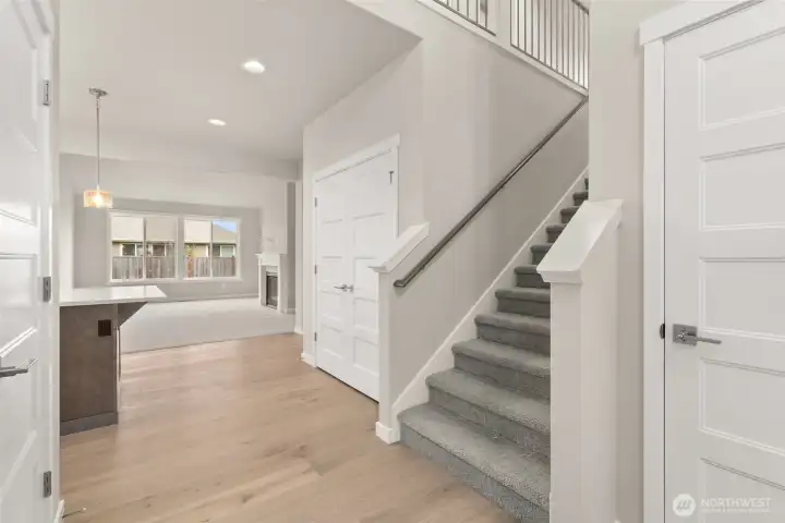 Stairway to upper floor Stairway to upper floor