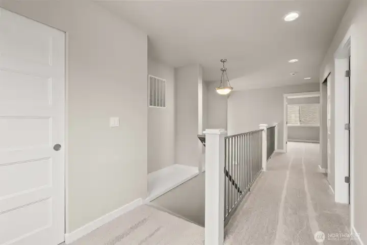2nd floor landing. 2nd floor landing.