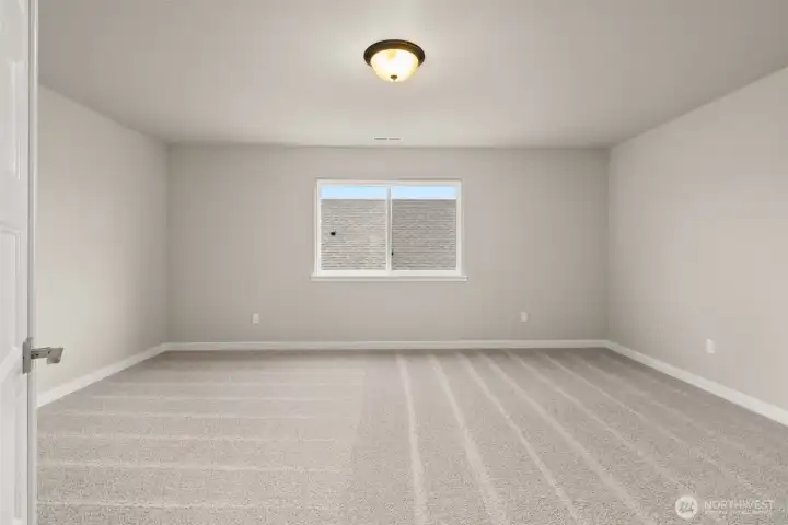 Large oversized bonus on the second floor great for an additional media or rec room. Large oversized bonus on the second floor great for an additional media or rec room.