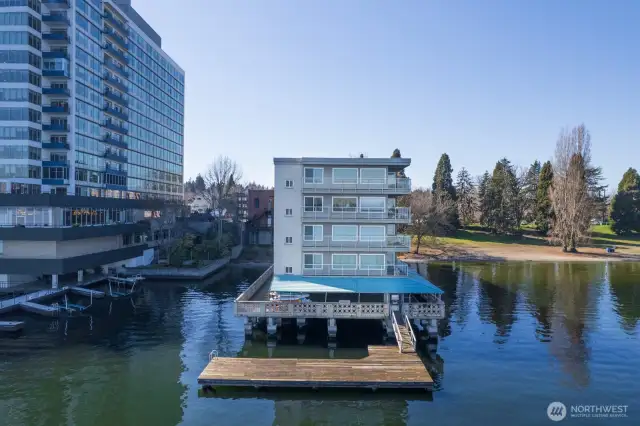 This private dock is perfect for launching a kayak, paddleboard or for lounging.