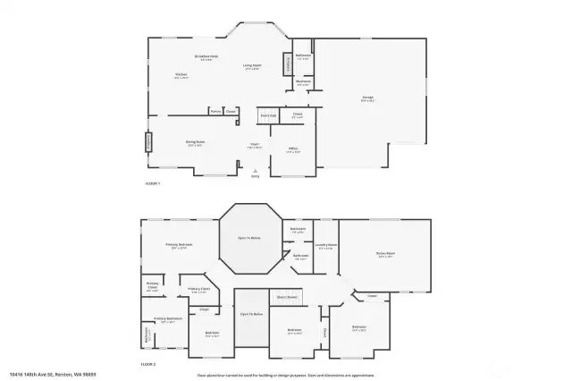 Main and upper floor plans showcasing the home’s open-concept layout. Features wide passageways, dramatic two-story living areas, and a thoughtful flow designed for both entertaining and everyday comfort. Quiet luxury finishes and functional design create a perfect balance of elegance and livability.