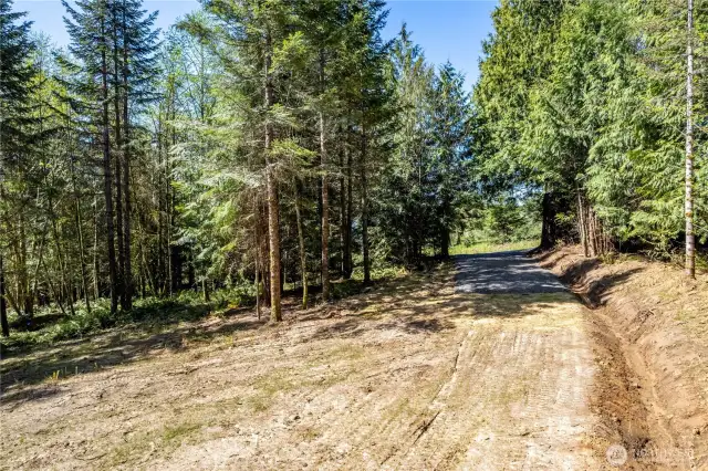 Drive leading into the property....